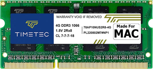 Hynix IC 4GB Compatible for Apple DDR3 1067Mhz / 1066Mhz PC3-8500 for Mac Book, Macbook Pro, Imac, Mac Mini (Late 2008, Early/Mid/Late 2009, Mid 2010) MAC SODIMM Memory RAM Upgrade