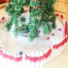 Making Snow Cotton Roll Of Fake Snow Christmas Blanket