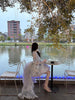 Women's Bubble Sleeve Trail Birthday Princess Dress