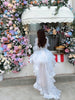Women's Bubble Sleeve Trail Birthday Princess Dress